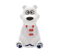 Lexibook Luz de noche LED Oso Polar NLJ01PB — infantil, cambio de colores, luz suave, a pilas