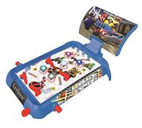 LEXIBOOK, Mario Kart, Pinball electrónico de Mesa, Juego de acción y Reflejos para niños y Familia, Pantalla LCD, Efectos de luz y Sonido, Azul/Rojo, JG610NI