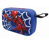 LEXIBOOK Marvel Spider-Man - Altavoz Bluetooth portátil, inalámbrico, USB, Tarjeta SD, batería Recargable, Azul/Rojo, BT018SPLXB