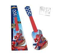 LEXIBOOK Marvel Spider-Man Peter Parker Meine erste Gitarre, 6 Nylonschnüre, 53 cm, Anleitung inklusive, Blau/Rot, K200SPLXB