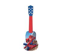 Lexibook Marvel Spider-Man Peter Parker Mi Primera Guitarra, 6 cuerdas de nylon, 53 cm, guía incluida, azul / rojo, K200SP