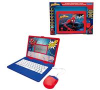 Lexibook, Marvel Spiderman, Laptop Educativo Bilingüe Inglés y Español, 164 Actividades, Matemáticas, Juegos de Lógica, Modo Musical, Pantalla LCD, Diseño de Spiderman, Rojo/Azul, JC601SPi2LXB
