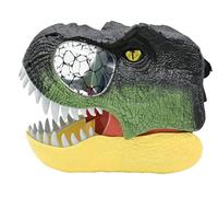 Lexibook, Máscara de dinosaurio, Mandíbula móvil, Juguete realista con rugidos y efectos de luz, Fácil de poner, RPDINO01
