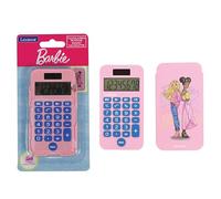 Lexibook, Mattel Barbie, Calculadora de Bolsillo para Barbie con Funda Protectora, Funciones de calculadora convencionales y avanzadas, Funciona con Pilas y energía Solar, Rosa, C45BB