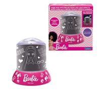 Lexibook, Mattel Barbie, Luz Nocturna con proyección y Efectos sonoros Barbie, Rosa, NLJ035BB