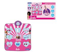 LEXIBOOK, Mattel Barbie, Tapete de Baile electrónico Barbie, Bluetooth y Luminoso con 6 Modos de Juego, Rosa, DM10BBLXB
