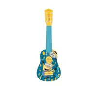 Lexibook, Mi Villano Favorito, Minions, Mi Primera Guitarra, 6 Cuerdas de Nylon, 53 cm, guía incluida, Azul/Amarillo, K200DES