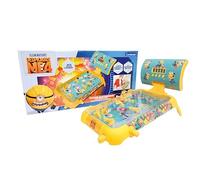 LEXIBOOK, Mi Villano Favorito, Pinball electrónico de Mesa, Juego de acción y Reflejos para niños y Familia, Pantalla LCD, Efectos de luz y Sonido, Amarillo/Azul, JG610DESLXB