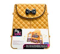 Lexibook, Mochila My Look CRA-Z-Art, Más de 20 Colores, Maquillaje Ojos Mejillas Labios, Estación de Belleza Portátil, Diseño Rosa (CRSS25)