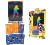 LEXIBOOK, Naruto, Pizarra mágica, Juguete artístico y Creativo para niñas y niños, Dibujos Multicolores, Pantalla de 28 cm, Incluye 1 lápiz óptico y 6 Plantillas, Naranja, CRT10NALXB