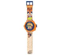 LEXIBOOK, Naruto, Reloj de Pulsera Ajustable con Pantalla Digital y 20 proyecciones del Universo de Naruto, para niños, DMW050NA