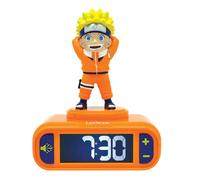 Lexibook, Naruto Reloj Despertador Luz Nocturna, RL800NALXB