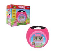 LEXIBOOK, Nintendo Super Mario Peach, Reloj Despertador Proyector, Proyección en el Techo, Pantalla LCD Retroiluminada, Doble Alarma, Función de Snooze, Rosa, RL977PC