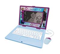 Lexibook, Ordenador portátil bilingüe y Educativo de Frozen Alemán/Inglés, Juguete para niños, 170 Actividades de Aprendizaje, Juegos y música, Pantalla Grande, púrpura/Azul, JC599FZi3LXB