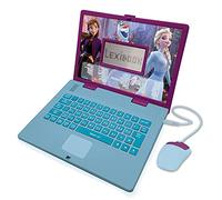 Lexibook Ordenador portátil Educativo y bilingüe árabe/inglés-Juguete para niños 124 Actividades, Aprender Juego y música con Frozen-Morado/Azul (JC598FZi13)