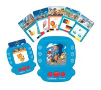Lexibook, Pat' Patrulla Canina Lector de Tarjetas Interactivo, JCR10PAi1LXB | Inglés/Francés, 150 tarjetas dúplex, cuestionario y máquina de flashcards