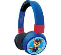 LEXIBOOK - La Patrulla Canina - Auriculares Infantiles 2 en 1 Bluetooth y con Cable - Estéreo, inalámbricos, con Cable, limitación de Sonido, Plegables, Ajustables, niño/niña, Rojo/Azul, HPBT010PA