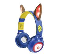 LEXIBOOK - Paw Patrol, 2-1 Auriculares inalámbricos y con Cable con Orejas Chase, Sonido Limitado a 85 dB, Efectos de luz, Plegable, Ajustable, Recargable, HPBT015PALXB