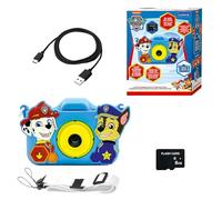 LEXIBOOK, Patrulla Canina, Cámara Infantil con Funda, DJ078PALXB | Foto, vídeo, selfie, juegos, funda incluida, tarjeta SD 32GB, para niños