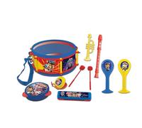 LEXIBOOK Patrulla Canina Chase Marshall Juguete Musica, 7 Instrumentos Tambor, Maracas, Castañeta, Armónica, Grabadora, Trompeta, Pandereta, K360PALXB
