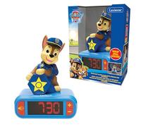 LEXIBOOK, Patrulla Canina, Despertador con luz de Noche, Sonidos y melodías, Pantalla LCD retroiluminada, Luminoso, función de repetición, RL800PA2LXB