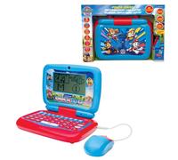 Lexibook, Paw Patrol Bilingual Talking Educational Laptop 40 Actividades, inglés alemán, Ordenador de Aprendizaje de Idiomas, Historias animadas, método de Lectura, Azul/Rojo, JC398PAi3LXB
