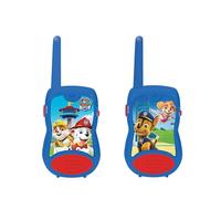 LEXIBOOK Paw Patrol La Patrulla Canina Chase Walkie-talkies, Pinza para Colgar del cinturón, 2 Canales, batería, Azul/Rojo, TW12PALXB