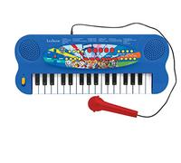 Lexibook, Paw Patrol, Teclado electrónico con micrófono, Piano de 32 Teclas, micrófono para Cantar, 22 Canciones de demostración, Funciona con Pilas, Azul/Rojo, K703PA