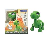 LEXIBOOK Power Puppy Mini - Dino robot con efectos de luz y sonido, mando de palmas, repetición de voz