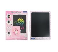 LEXIBOOK, Power Draw®, Pizarra de Dibujo electrónica con lápiz Incluido, Gran Pantalla LCD de Tinta electrónica de 14’, Borrado Infinito, Batería de 10,000 Horas de duración, Rosa, CRT14G
