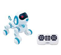 LEXIBOOK, Power Puppy® Jr, My Little Robot Dog, Perro Robot con Sonidos, música, Efectos de luz, ladra y Camina como un Perro de Verdad, Juguete para niños y niñas, PUP01