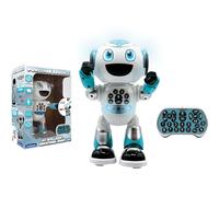 LEXIBOOK - Powerman Advance - Robot de Control Remoto, Juguete Interactivo y Educativo para niños, Paseos, Baila, Reproduce música, Hace y Cuenta Historias, cuestionarios educativos, Stem programable