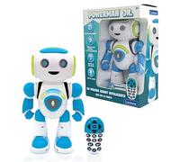 LEXIBOOK, Powerman Jr., Robot Juguete Interactivo Inteligente, Que Lee en la Mente, Juguete para Niños, Bailando, Juega, Música Cuestionario de Animales, Stem, Control Remoto, Programable, ROB20ES