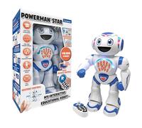 LEXIBOOK Powerman Star ROB85EN - Robot de juguete parlante con control remoto STEM programable para niños de 4 años en adelante