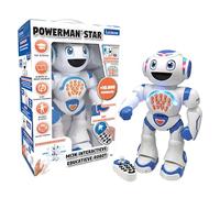 Lexibook Powerman Star Robot holandés con Control Remoto Habla y Marcha programable Stem para niños 4+ - ROB85NL