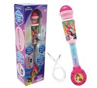 Lexibook Micrófono luminoso Princessas Disney MIC90DP – Juguete musical, altavoz integrado, rosa