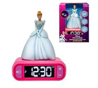 Lexibook - Despertador Disney Princess con Pantalla LCD Digital y luz de Noche integrada, Color Rosa - RL800DP