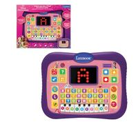 Lexibook, Princesas Disney, Tablet LED, Multicolor, JCPAD007DPi1LXB | Tableta bilingüe francés/inglés con pantalla LED, teclas táctiles, cuestionarios interactivos y actividades musicales