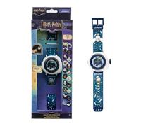 LEXIBOOK, Reloj de Proyección Digital Hedwig de Harry Potter, Proyector de 20 Imágenes, Correa Ajustable, Anillo de Lente Rotatorio, Azul Oscuro, DMW050HP1LXB