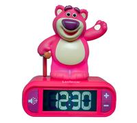 LEXIBOOK Despertador con luz Nocturna de Dinosaurios, Reloj Snooze niñas, Azul/Verde, Color