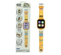 LEXIBOOK Reloj Digital Star Wars Grogu con Cámara, Pantalla Táctil HD, Reproductor MP3, 5 Juegos, Dictáfono, Carga USB-C, Pulsera Ajustable, Reloj Electrónico para Niños, Amarillo, DMW070SWLXB