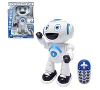 Lexibook - Robot de Juguete Interactivo Powerman Master Que Lee en la Cabeza Juguetes para niños Bailando Reproduce música Animal Quiz Stem Control Remoto programable Robot Junior - ROB25DE
