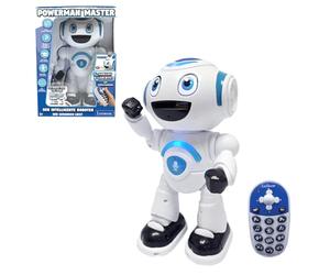 Lexibook - Robot de Juguete Interactivo Powerman Master Que Lee en la Cabeza Juguetes para niños Bailando Reproduce música Animal Quiz Stem Control Remoto programable Robot Junior - ROB25DE