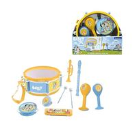 Lexibook, Set Musical Bluey, 7 Instrumentos en 1, Tambor con Palillos, Instrumentos de Viento y percusión, Juguete Musical Completo, K360BY