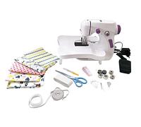 LEXIBOOK Set de máquina de coser con mesa desmontable, luz, accesorios e instrucciones de costura