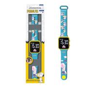 LEXiBOOK, Snoopy, Reloj digital con proyección de 20 imágenes, DMW060PN