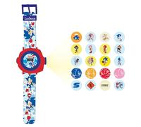 Lexibook Reloj de proyección Sonic DMW050SN Pantalla digital ajustable 20 imágenes Azul/Rojo