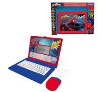 Lexibook, Spider-Man Computadora Educativa, JC601SPi1LXB | Inglés/Francés, 164 actividades, Matemáticas, Juegos de lógica, Modo de música, Pantalla LCD, Rojo/Azul