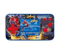 LEXIBOOK Spider-Man Cyber Arcade Pocket Consola de Juegos portátil, 150 Juegos, LCD, con Pilas, Azul/Rojo, JL1895SPLXB