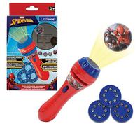 Lexibook - Spider-Man - Linterna de Bolsillo con proyector de imágenes con 3 Discos and 24 imágenes - LTC050SPLXB